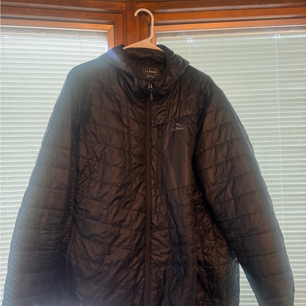 ⬇️⬇️⬇️ PRICE DROP‼️ L.L.Bean Women’s 3X Black Packable Puffer Jacket Lightweight